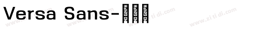 Versa Sans字体转换